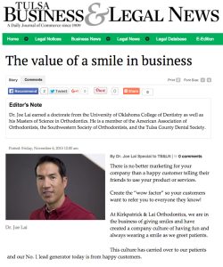 TBLN-Value Of A Smile In Business