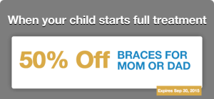 50% Off Braces for Mom or Dad